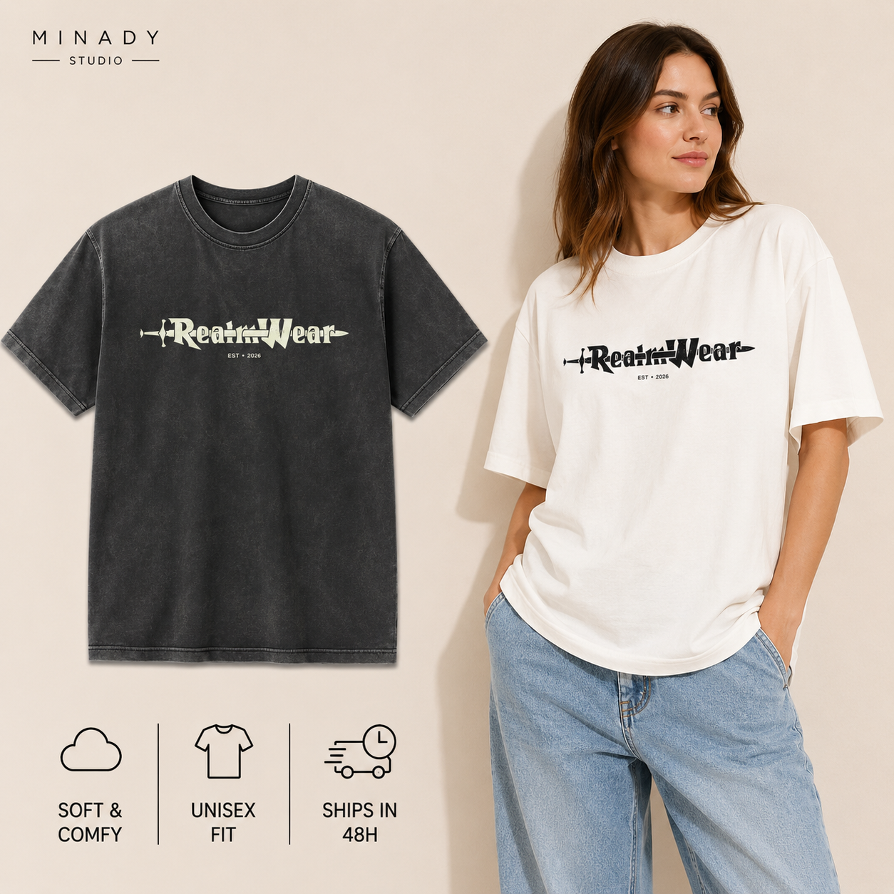 Acid Wash T-Shirt