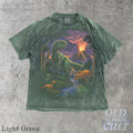 Vintage Jurassic dinosaur 90s graphic