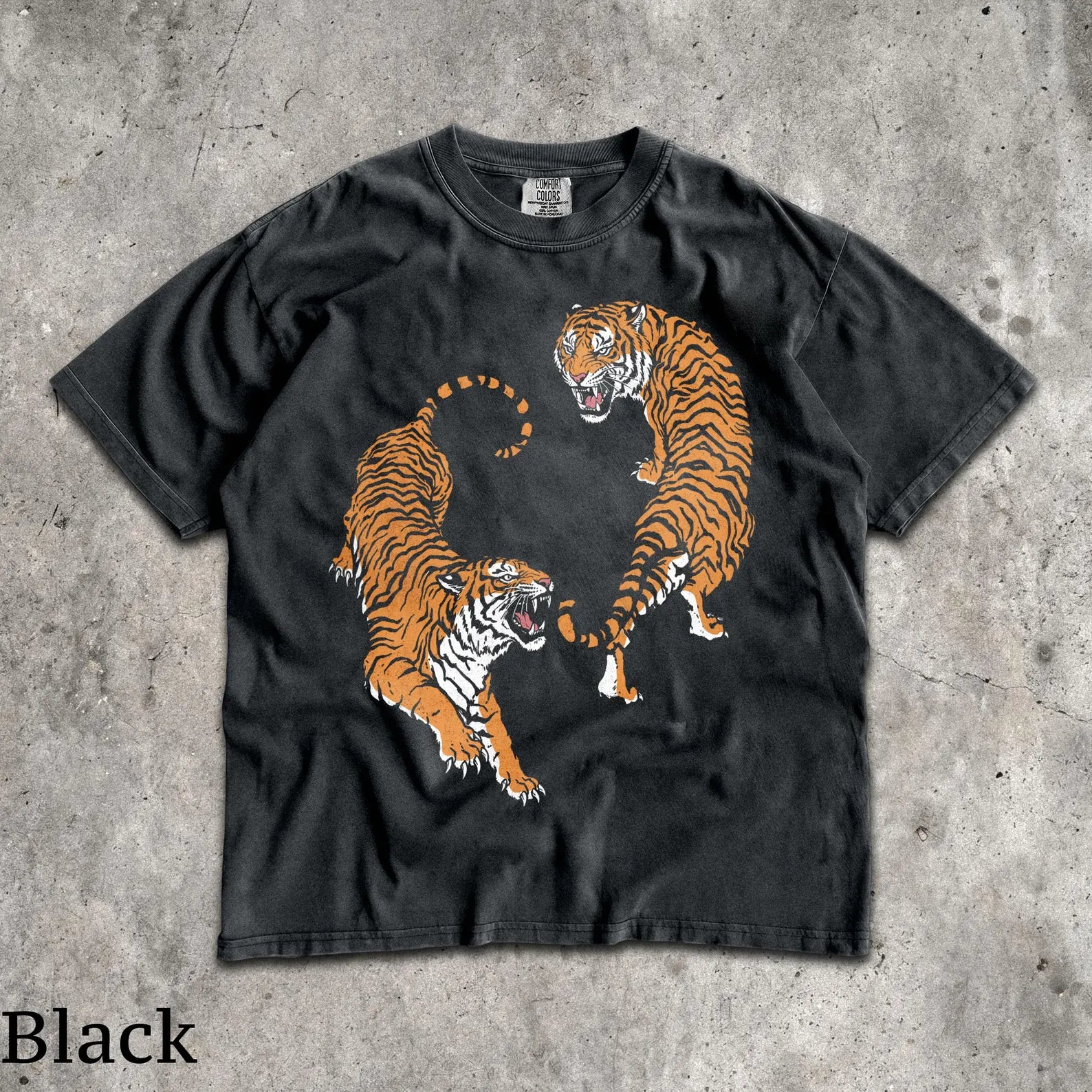Japanese Tiger Fight