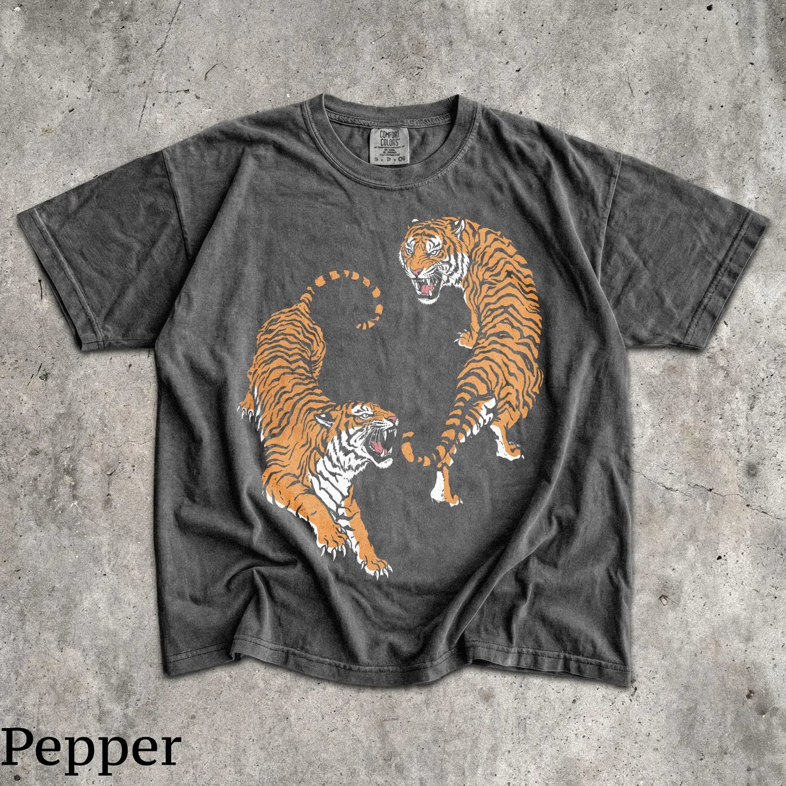 Japanese Tiger Fight